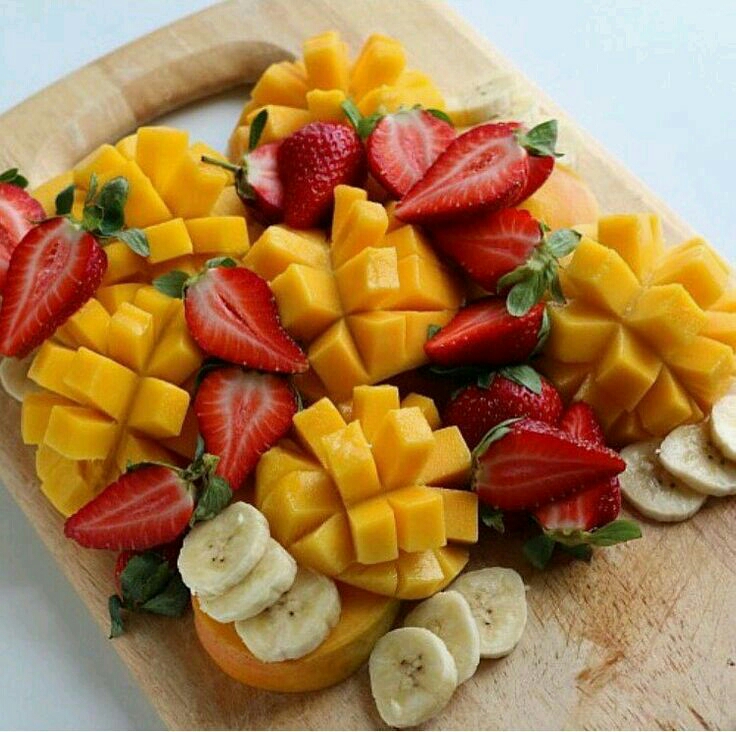 plateau de fruits exotiques